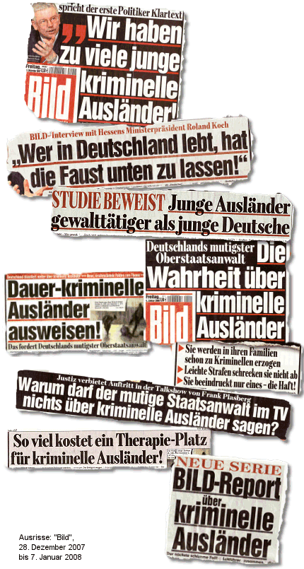 Bild-Schlagzeilen gesammelt und eingebunden von Bildblog.de