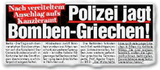 Polizei jagt Bomben-Griechen! Woher kommt plötzlich dieser Hass auf Deutschland