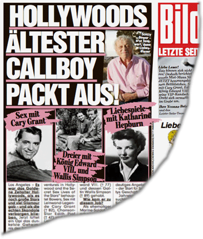 HOLLYWOODS ÄLTESTER CALLBOY PACKT AUS! Sex mit Cary Grant - Liebespiele mit Katharine Hepburn - Dreier mit König Edward VIII. und Wallis Simpson