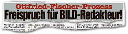 Ottfried-Fischer-Prozess: Freispruch für BILD-Redakteur!