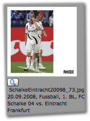 SchalkeEintracht20098_73.jpg 
20.09.2008, Fussball, 1. BL, FC Schalke 04 vs. Eintracht Frankfurt