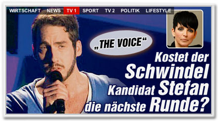 "The Voice": Kostet der Schwindel Kandidat Stefan die nächste Runde?