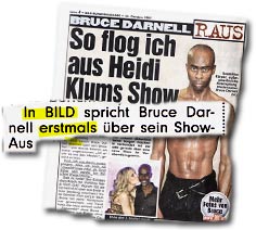 "In BILD spricht Bruce Darnell erstmals über sein Show-Aus"