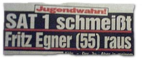 Jugendwahn! Sat.1 schmeißt Fritz Egner (55) raus