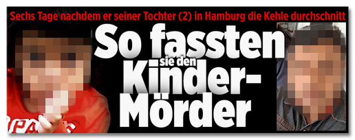 Screenshot Bild.de - So fassten sie den Kinder-Mörder