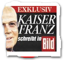 "Exklusiv: Kaiser Franz schreibt in BILD"