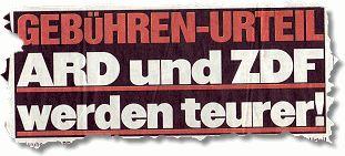 GEBÜHREN-URTEIL: ARD und ZDF werden teurer!