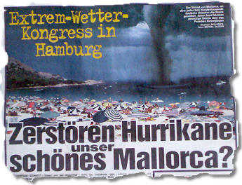 Extrem-Wetter-Kongress in Hamburg. Zerstören Hurrikane unser schönes Mallorca?