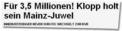 "Für 3,5 Millionen! Klopp holt sein Mainz-Juwel"