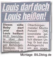 "Louis darf doch Louis heißen!"