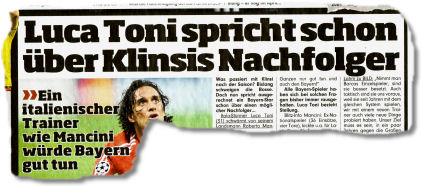 Luca Toni spricht schon über Klinsis Nachfolger