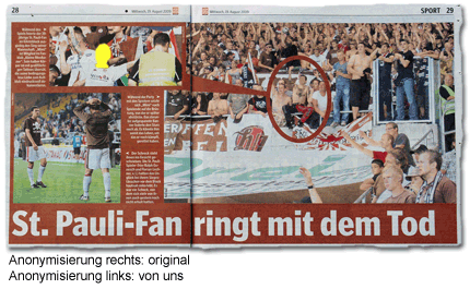 St. Pauli-Fan ringt mit dem Tod