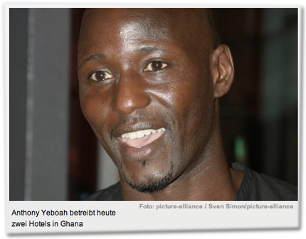 Anthony Yeboah betreibt heute zwei Hotels in Ghana