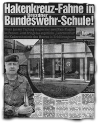 "Hakenkreuz-Fahne in Dresdner Bundeswehrschule!"