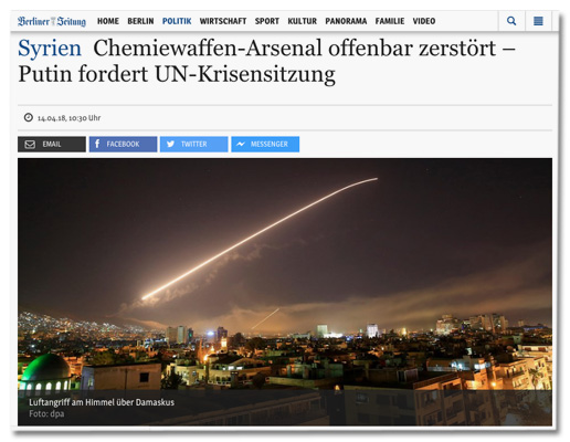 Screenshot Berliner-Zeitung.de, der die Verwendung des Fotos zeigt