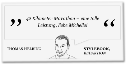 42 Kilometer Marathon – eine tolle Leistung, liebe Michelle!