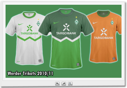 Werder Trikots 2010/11 (Fake)