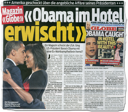 "Obama im Hotel erwischt