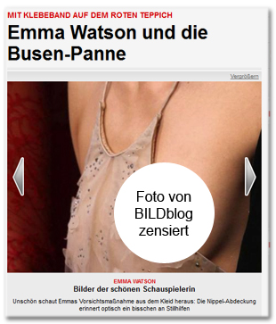 Emma Watson und die Busen-Panne