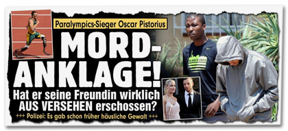 Paralympics-Sieger Oscar Pistorius - MORDANKLAGE! Hat er seine Freundin wirklich AUS VERSEHEN erschossen?
