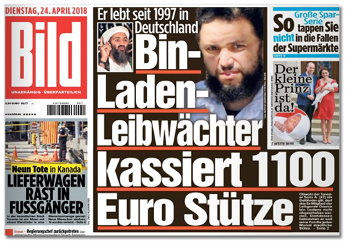 Bin-Laden-Leibwächter kassiert 1100 Euro Stütze