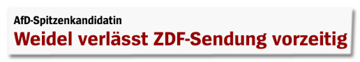 Screenshot Spiegel Online - AfD-Spitzenkandidatin - Weidel verlässt ZDF-Sendung vorzeitig