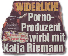 WIDERLICH! Porno-Produzent wirbt mit Katja Riemann